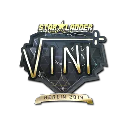 Sticker | VINI (Gold) | Berlin 2019