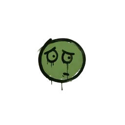 Sealed Graffiti | Worry (Battle Green)