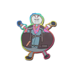 Sticker | Poorly Drawn Bloody Darryl (Holo)