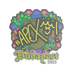 Sticker | apEX (Embroidered) | Budapest 2025