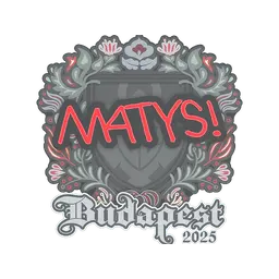 Sticker | MATYS | Budapest 2025