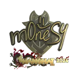 Sticker | m0NESY (Gold) | Shanghai 2024