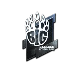 Sticker | BIG (Foil) | Boston 2018