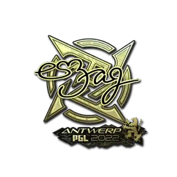 Sticker | es3tag (Gold) | Antwerp 2022