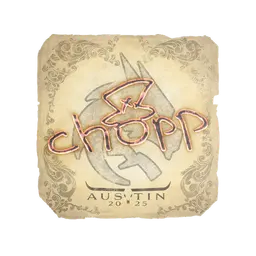 Sticker | chopper | Austin 2025