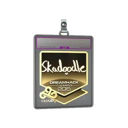 Sticker Slab | Skadoodle (Gold) | Cluj-Napoca 2015