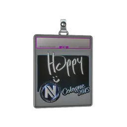 Sticker Slab | Happy (Foil) | Cologne 2015