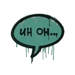 Sealed Graffiti | Uh Oh (Frog Green)