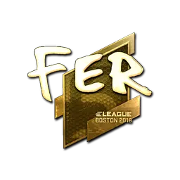 Sticker | fer (Gold) | Boston 2018