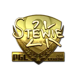 Sticker | Stewie2K (Gold) | Krakow 2017