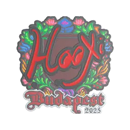 Sticker | HooXi (Embroidered) | Budapest 2025