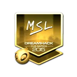 Sticker | MSL (Gold) | Cluj-Napoca 2015