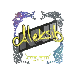Sticker | Aleksib (Holo) | Austin 2025