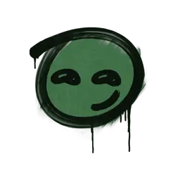 Sealed Graffiti | Smirk (Jungle Green)