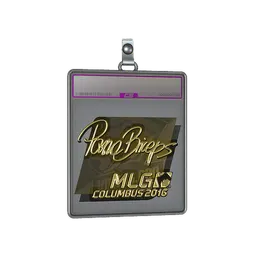 Sticker Slab | pashaBiceps (Gold) | MLG Columbus 2016