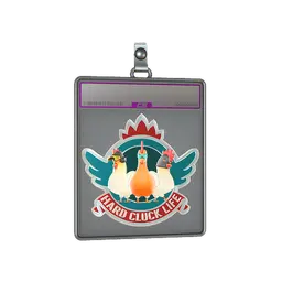Sticker Slab | Hard Cluck Life (Foil)