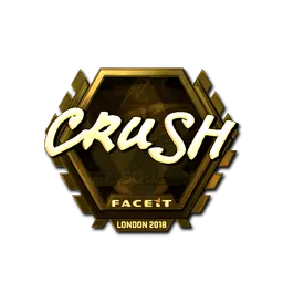 Sticker | crush (Gold) | London 2018