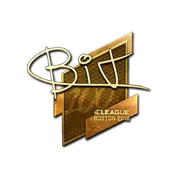 Sticker | BIT (Gold) | Boston 2018