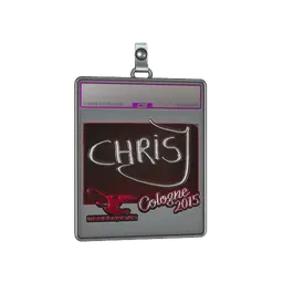 Sticker Slab | chrisJ (Foil) | Cologne 2015