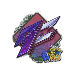 Sticker | 9z Team (Glitter) | Rio 2022
