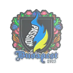 Sticker | Passion UA (Embroidered) | Budapest 2025