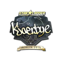 Sticker | Kjaerbye (Gold) | Berlin 2019