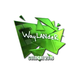 Sticker | wayLander (Foil) | Cologne 2016