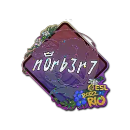 Sticker | n0rb3r7 (Glitter) | Rio 2022