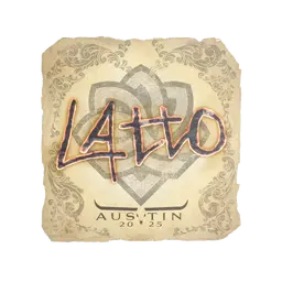 Sticker | latto | Austin 2025