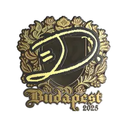 Sticker | dumau (Gold) | Budapest 2025