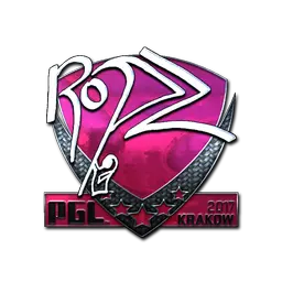 Sticker | ropz (Foil) | Krakow 2017