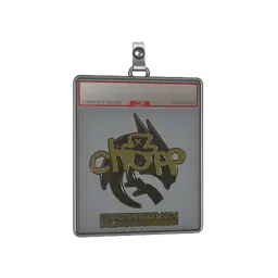 Sticker Slab | chopper (Gold) | Copenhagen 2024