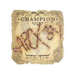 Sticker | apEX (Champion) | Austin 2025