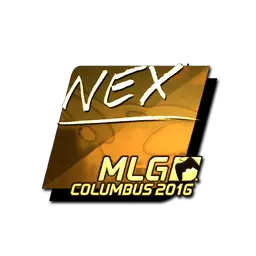 Sticker | nex (Gold) | MLG Columbus 2016