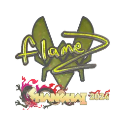 Sticker | FlameZ (Glitter) | Shanghai 2024