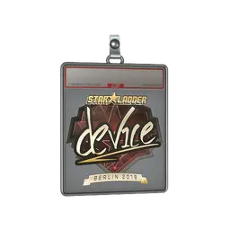 Sticker Slab | device (Gold) | Berlin 2019