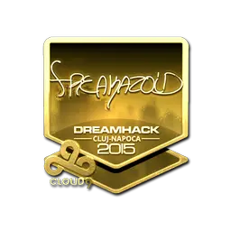 Sticker | freakazoid (Gold) | Cluj-Napoca 2015