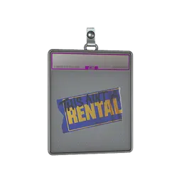 Sticker Slab | Ain't A Rental (Foil)