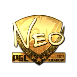 Sticker | NEO (Gold) | Krakow 2017