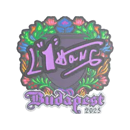 Sticker | L1haNg (Embroidered) | Budapest 2025