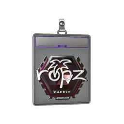 Sticker Slab | ropz (Foil) | London 2018