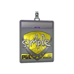 Sticker Slab | s1mple (Foil) | Krakow 2017