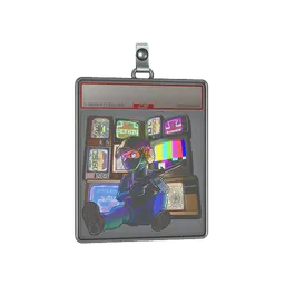 Sticker Slab | TV Installation (Lenticular)