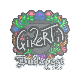 Sticker | qikert (Embroidered) | Budapest 2025