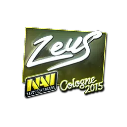 Sticker | Zeus (Foil) | Cologne 2015
