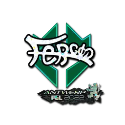 Sticker | fer (Glitter) | Antwerp 2022