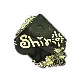 Sticker | sh1ro (Gold) | Rio 2022