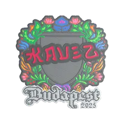 Sticker | kauez (Embroidered) | Budapest 2025