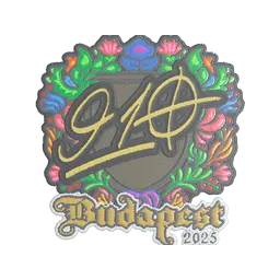 Sticker | 910 (Embroidered) | Budapest 2025