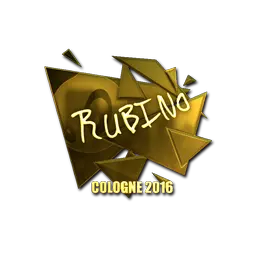Sticker | RUBINO (Gold) | Cologne 2016